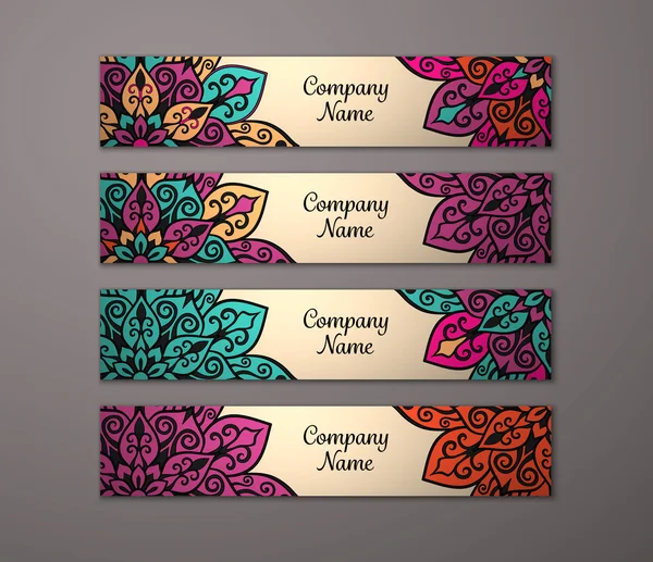 Afiş ile çiçek mandala kalıbı tanımlar