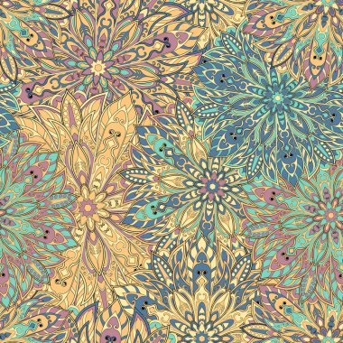 sorunsuz mandala desen