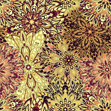 sorunsuz mandala desen