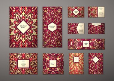 Büyük şablonları kümesi.