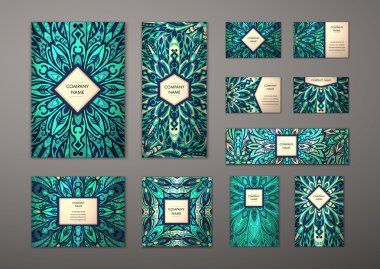 Büyük şablonları kümesi.