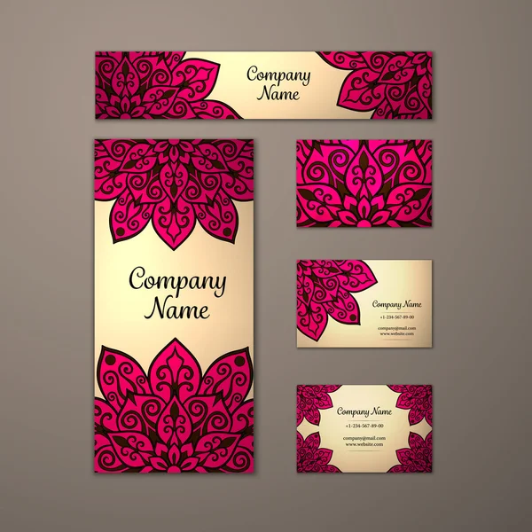 Mandala Şablonlar seti.