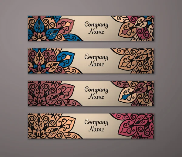 Afiş ile çiçek mandala kalıbı tanımlar