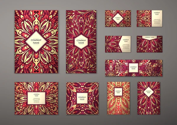 Büyük şablonları kümesi.