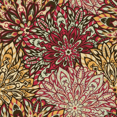 sorunsuz mandala desen