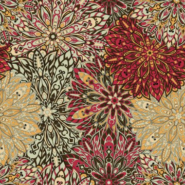 sorunsuz mandala desen