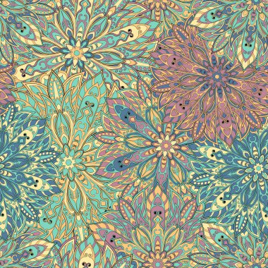 sorunsuz mandala desen