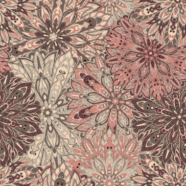 sorunsuz mandala desen