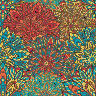 sorunsuz mandala desen