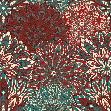 sorunsuz mandala desen