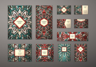 Büyük şablonları kümesi.