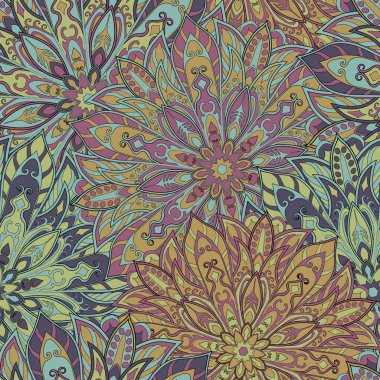 sorunsuz mandala desen