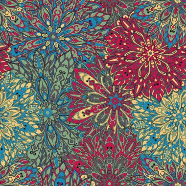 sorunsuz mandala desen