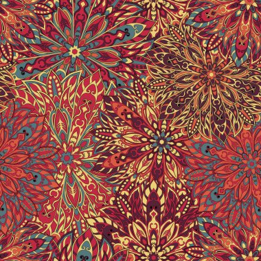 sorunsuz mandala desen