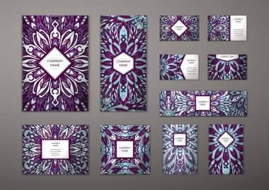 Büyük şablonları kümesi.