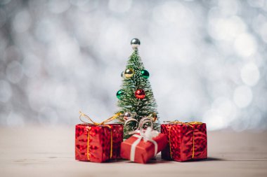 Minyatür Noel kompozisyonu.