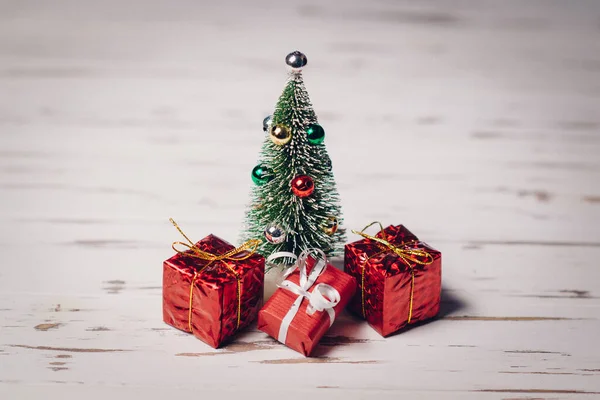 Composición navideña miniatura. — Foto de Stock