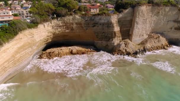 Canal de amor en la isla de Corfú, Grecia. — Vídeos de Stock