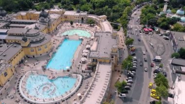 Szechenyi Bath hava görüntüsü.