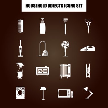 Ev objeleri Icons set