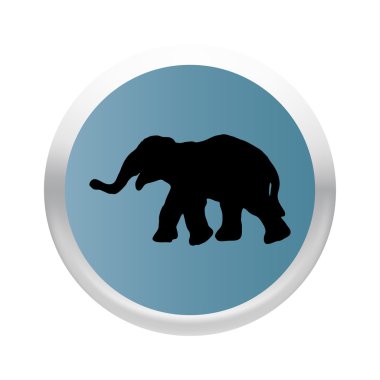 Fil kutsal kişilerin resmi. fil vektör