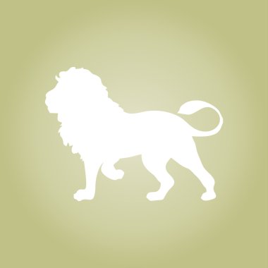 Aslan simgesi. Aslan vektör