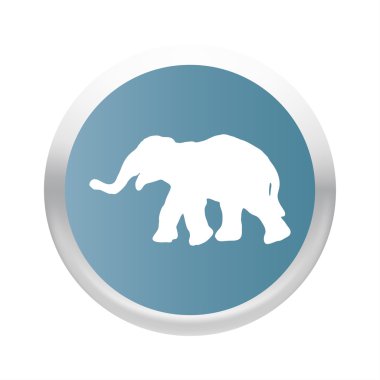 Fil kutsal kişilerin resmi. hayvan simgesi