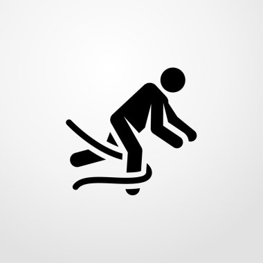 adam simgesi düşüyor. adam işareti düşüyor