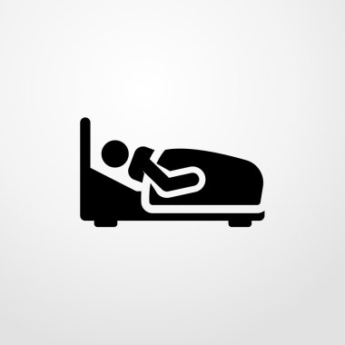 hastaneye yatış simgesi. hastaneye yatış işareti