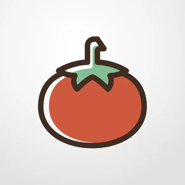 Значок помідора. знак помідора — стоковий вектор