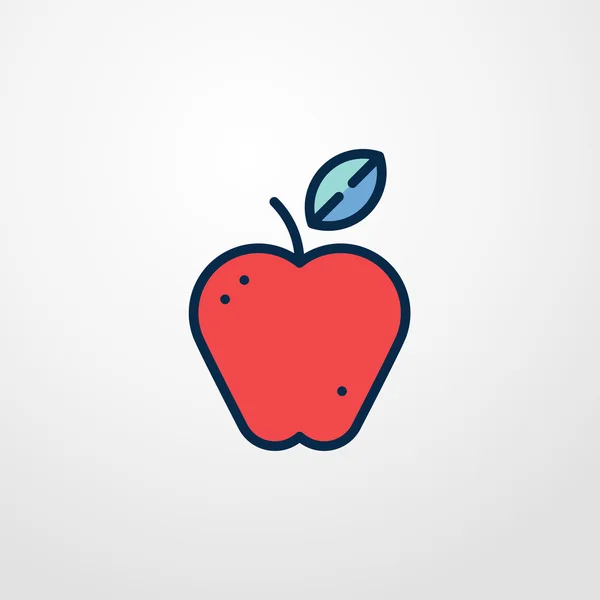Значок яблука. знак яблука . — стоковий вектор