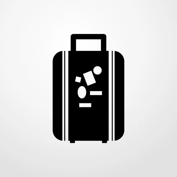 Tasche für Reise-Ikone. Tasche für Reiseschild — Stockvektor