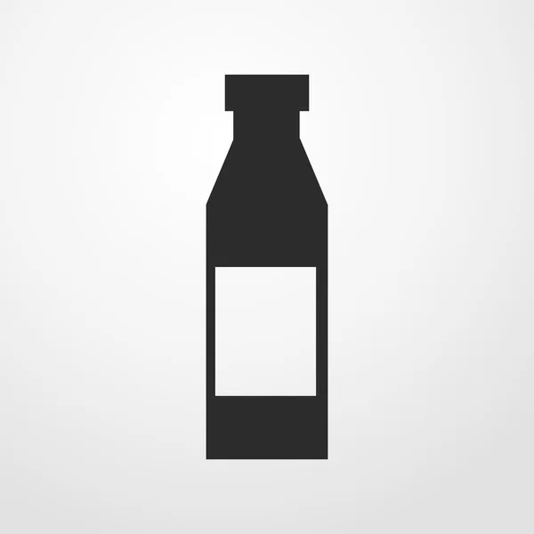 Het pictogram van de fles. fles teken. — Stockvector