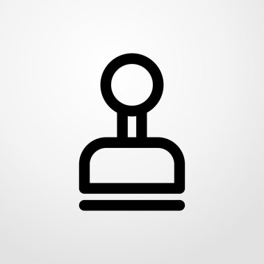 lastik damgası simgesi. lastik damgası işareti