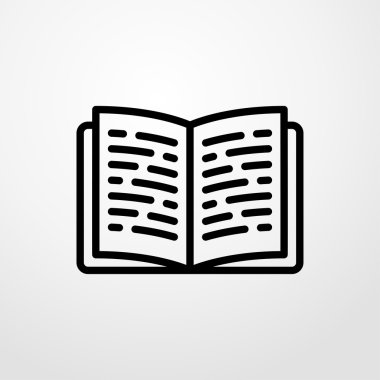 Bilim kitap simgesi. Bilim kitap işareti