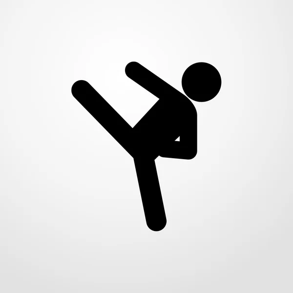 Icono de karate. signo de karate — Archivo Imágenes Vectoriales