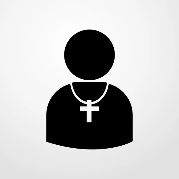 Ікона пастора. знак пастора — стоковий вектор