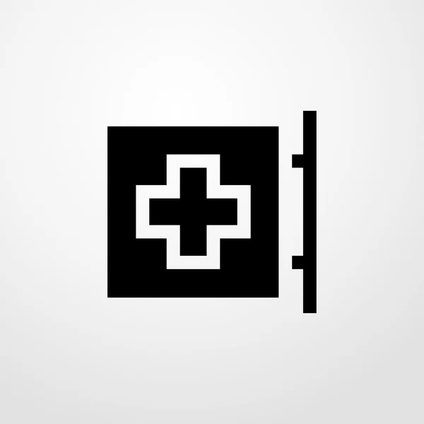 Icono de la farmacia. signo de farmacia — Archivo Imágenes Vectoriales