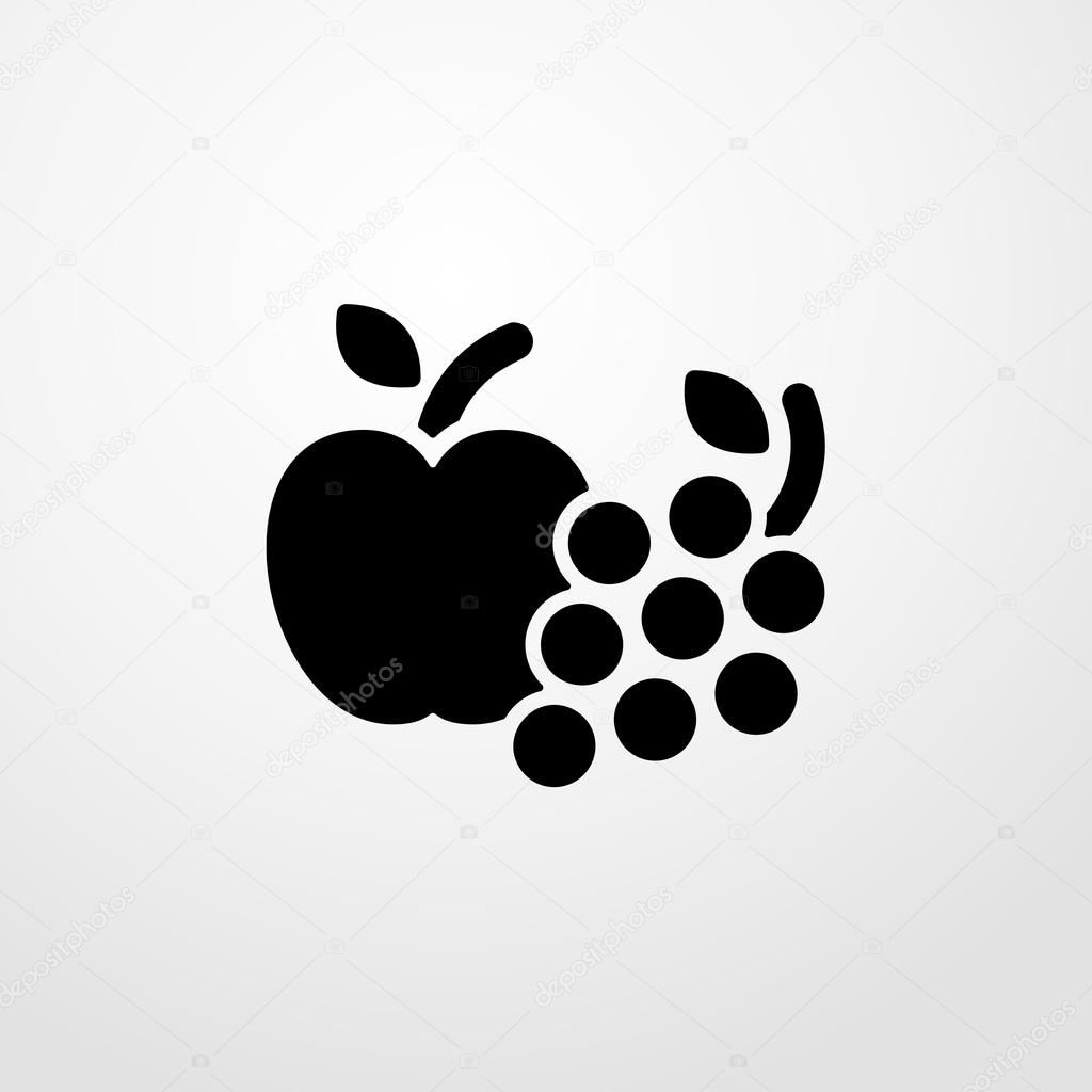 Fruit icon. fruit sign Stock Vector Image by ©Salamzadeh #110680048