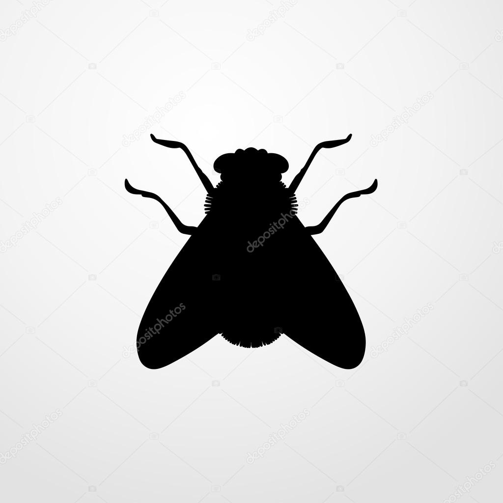Fly icon. fly sign