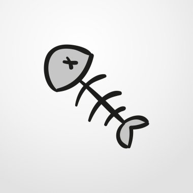 Balık kemik simgesi. Balık kemik işareti