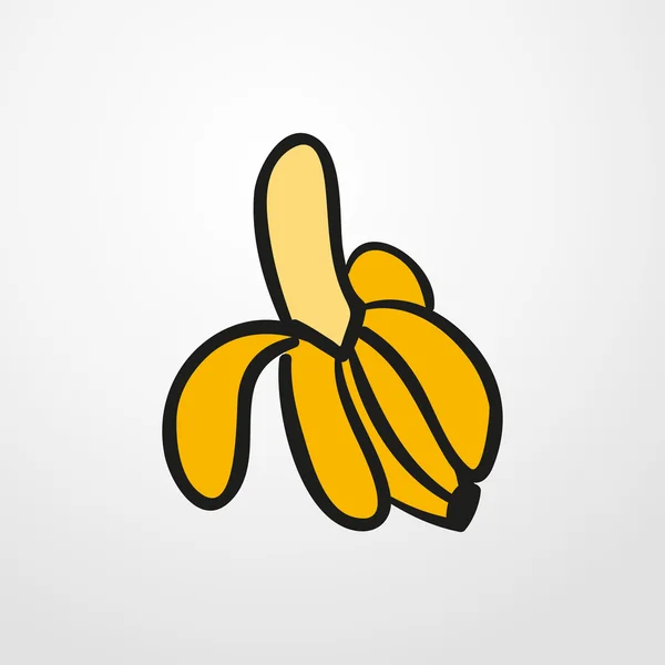 Icône de banane. banane signe — Image vectorielle