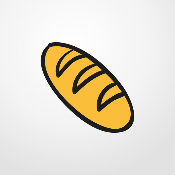 bread icon. bread sign