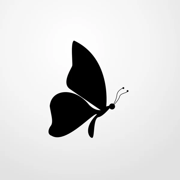 Kelebek simgesi. Kelebek işareti — Stok Vektör