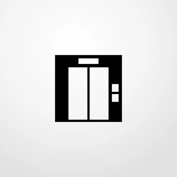 Icono del ascensor. señal de ascensor — Archivo Imágenes Vectoriales