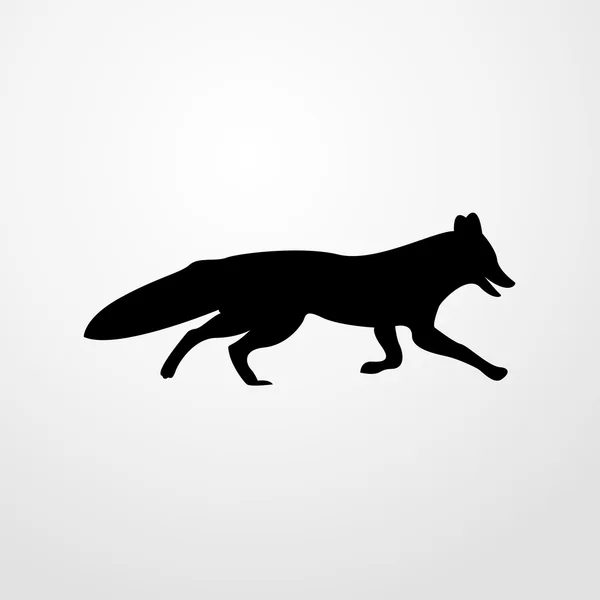 Fox pictogram. Fox teken — Stockvector