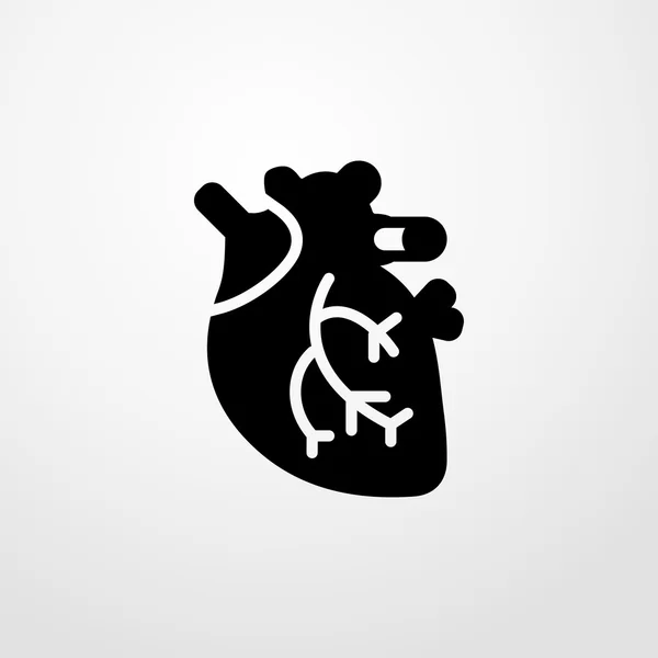 Herzsymbol. Herzenszeichen — Stockvektor