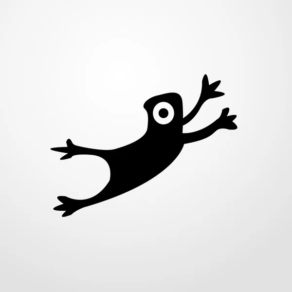 ไอคอนกบ สัญลักษณ์กบ — ภาพเวกเตอร์สต็อก