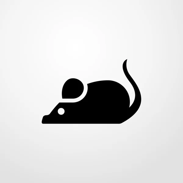 Icône de rat. signe de rat — Image vectorielle