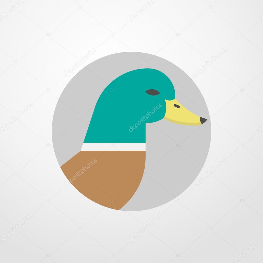 Duck icon. duck sign